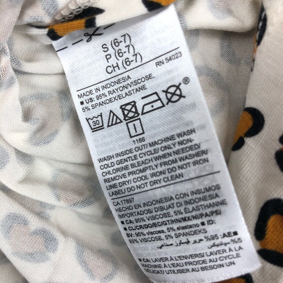 Luxe Tulip-Hem Animal Print Tunic for Girls - Picture 6 of 7